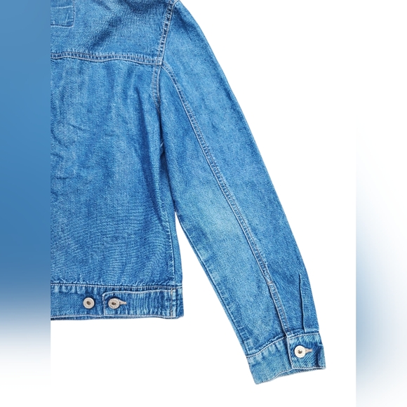 GUESS women's denim/jean jacket, size M - Picture 5 of 8
